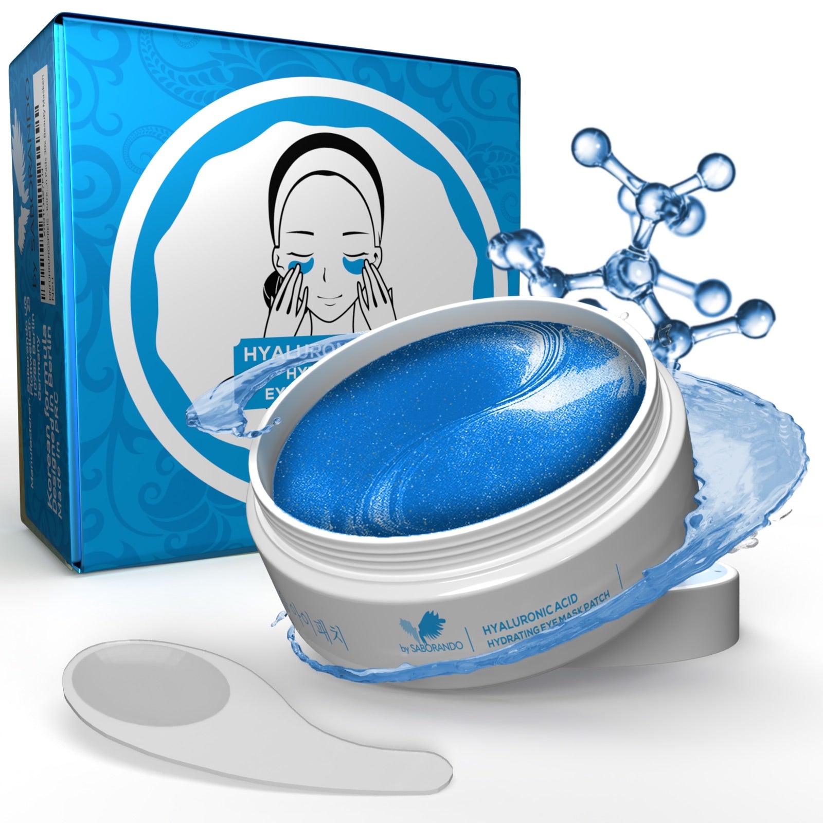 Hyaluron Augenpads - mit Kollagen & Hyaluron