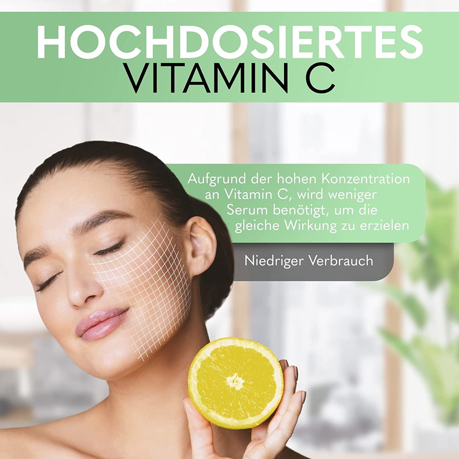 Vitamin C Serum - mit Hyaluronsäure & Vitamin E