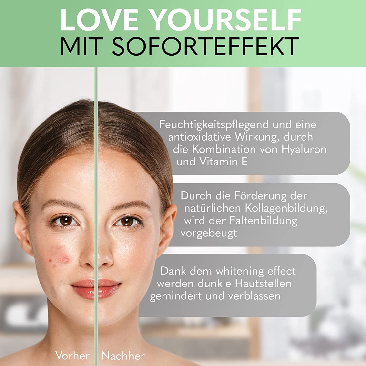 Vitamin C Serum - mit Hyaluronsäure & Vitamin E