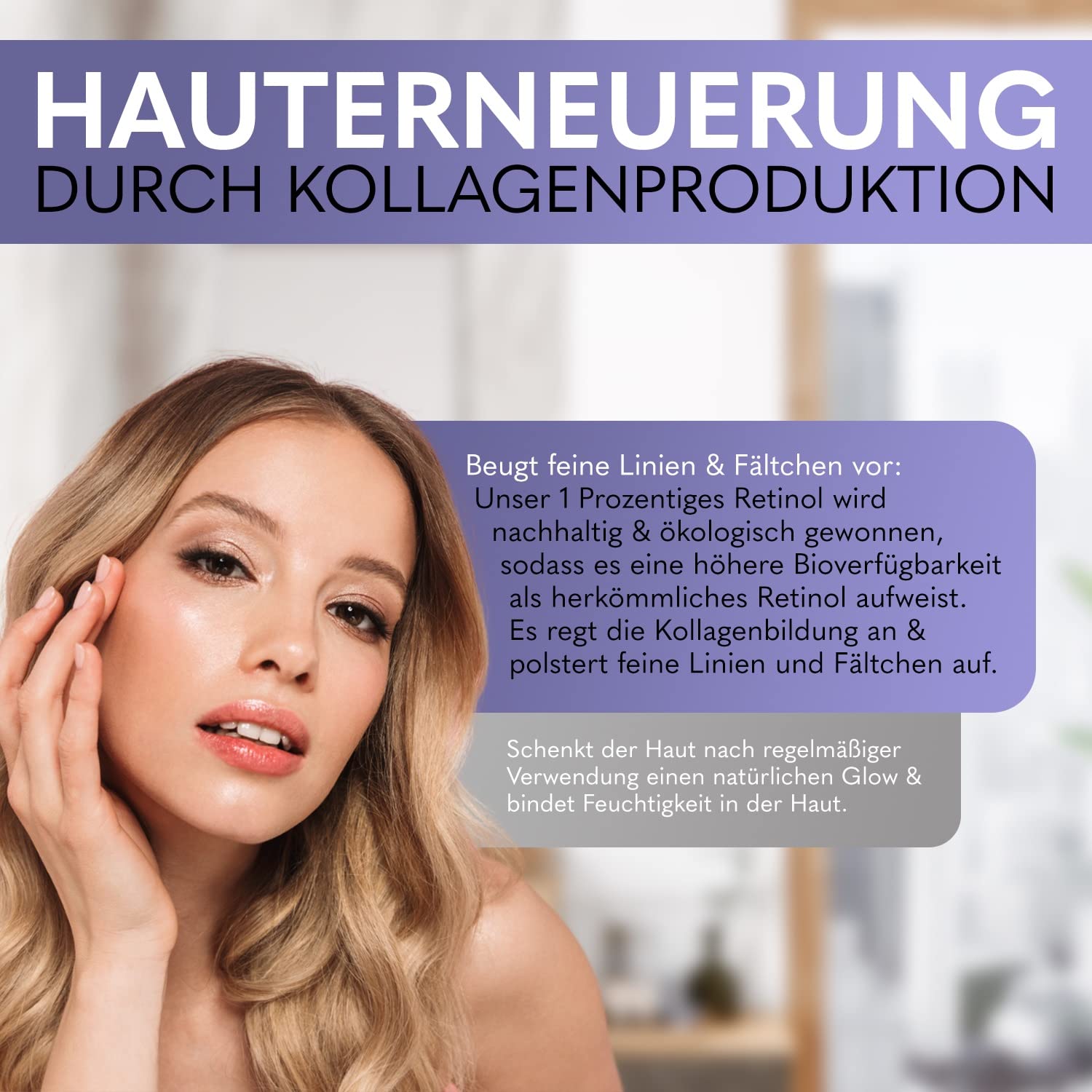 Retinol Serum - mit Hyaluronsäure & Vitamin C